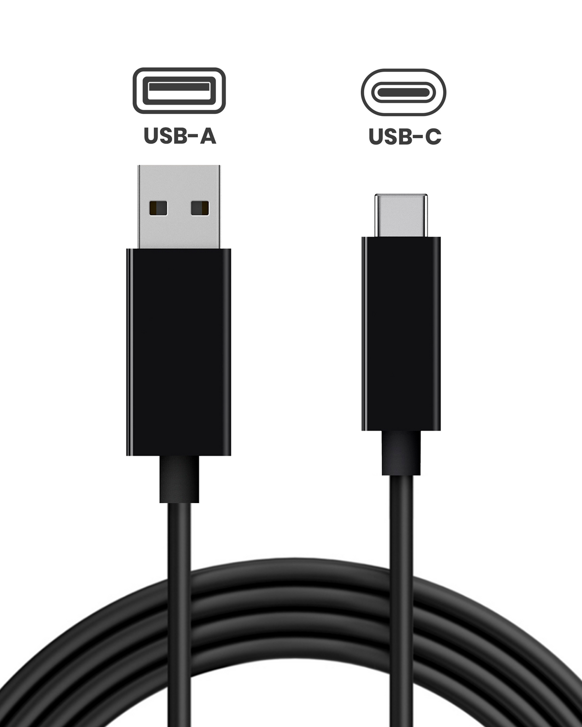 USB-A to USB-C Charging Cable for Controllers photo 1