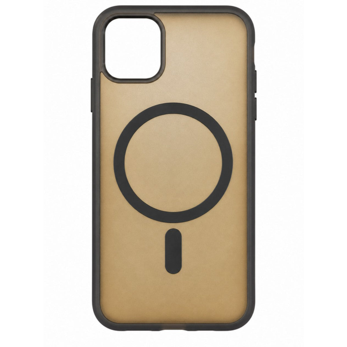 Smoke MagSafe case for iPhone 11, gold