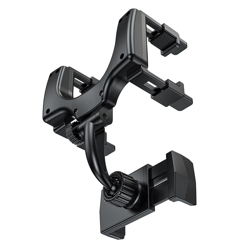 Rearview mirror phone mount
