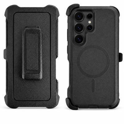 3-Piece Rugged MagSafe Case with Holster for Samsung Galaxy