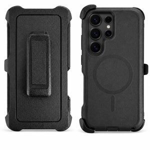 3-Piece Rugged MagSafe Case with Holster for Samsung Galaxy