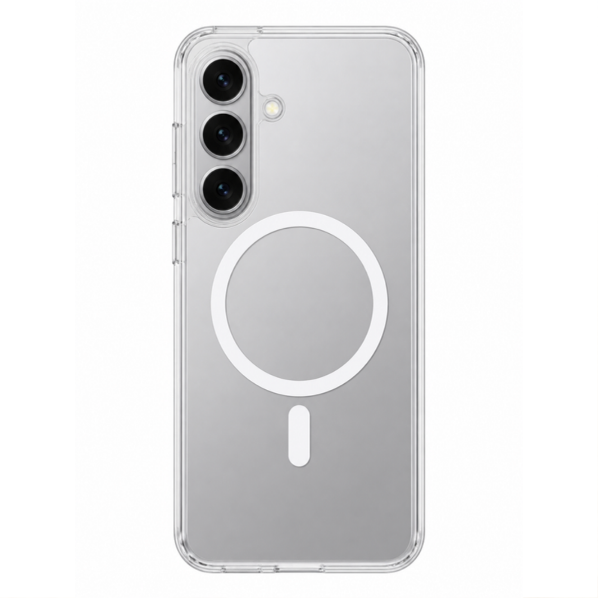 Clear magnetic case for Samsung Galaxy S24 camera layout