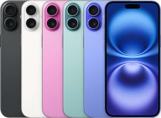 iPhone 16 Plus - all colours