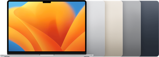 MacBook Air 15-inch (M2, 2023) - all colours