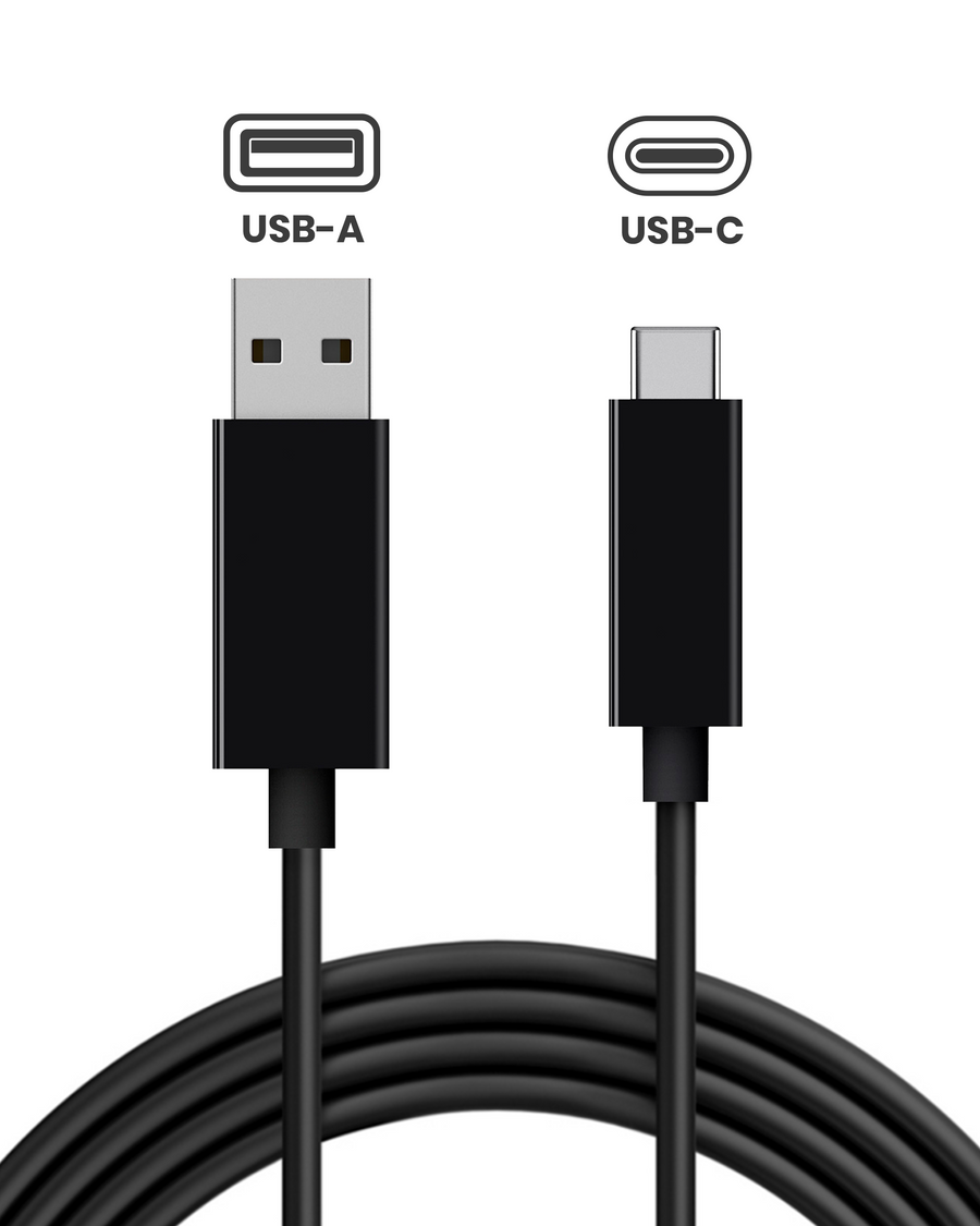 USB-A to USB-C Charging Cable for Controllers photo 1