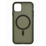 Smoke MagSafe case for iPhone 11, green