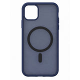 Smoke MagSafe case for iPhone 11, navy blue