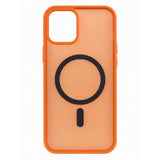 Smoke MagSafe case for iPhone 12 and 12 Pro, orange