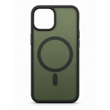 Smoke MagSafe case for iPhone 13-15, green