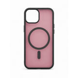 Smoke MagSafe case for iPhone 13-15, pink