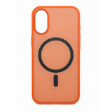Smoke MagSafe case for iPhone 16 and 17, orange