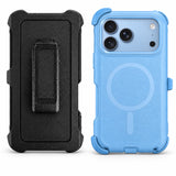 Holster Case with Belt Clip for iPhone in Light Blue