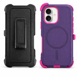 Holster Case with Belt Clip for iPhone in Purple