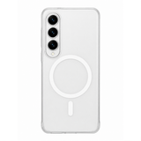 Clear magnetic case for Samsung Galaxy S25 Edge camera layout