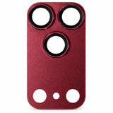 Metal Camera Lens Protector for iPhone 17 Pro & 18 Pro in Maroon
