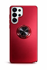 Ring Stand Case for Samsung Galaxy in Red