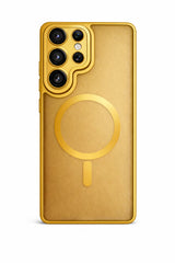 Smoke Magnetic Case for Samsung Galaxy in Gold