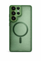 Smoke Magnetic Case for Samsung Galaxy in Green