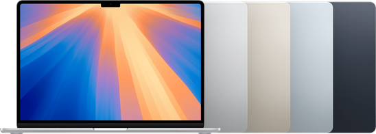 MacBook Air 15-inch (M4, 2025) - all colours