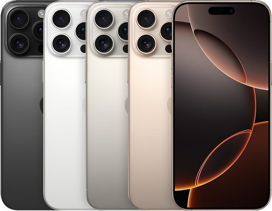 iPhone 16 Pro Max - all colours