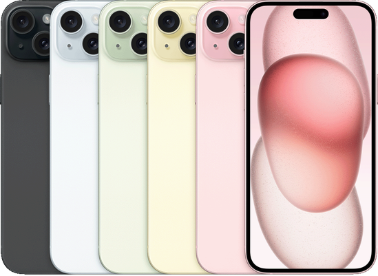 iPhone 15 Plus - all colours