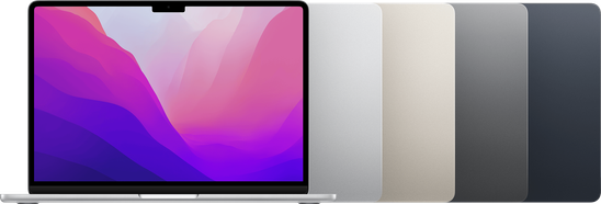MacBook Air 13-inch (M2, 2022) - all colours