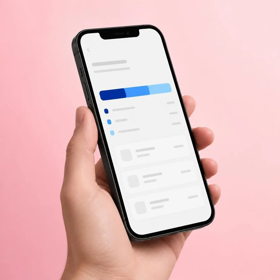 Phone showing an online trade-in quote